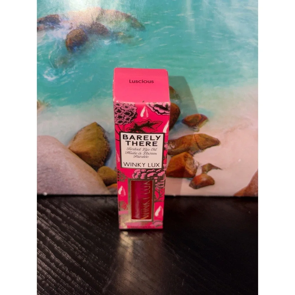 Winky Lux Barely There Tinted Lip Oil Luscious Sheer Pink 3.5ml NIB